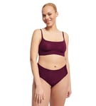 Sloggi Women's Zero Feel 2.0 Ultra Bra Bra, Claret, M Plus