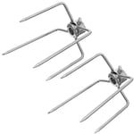 2 kpl Rotisserie Prongs -lihahaarukat