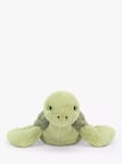 Jellycat Tully Turtle Soft Toy, Original, Green