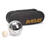 Jeu de pétanque Dimatel Sac de transport Métal 5 Pièces [8 x 23 x 6,5 cm]