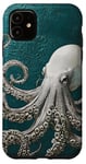 Coque pour iPhone 11 Motif Octopus Ocean Life