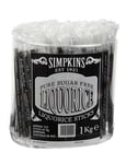 Simpkins Pure Liquorice Sticks (hard) 1Kg Sweets Sugar free Gluten free Vegan