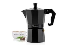 RAINBEAN Moka Pot 6 Cups/300ml, Stovetop Espresso Maker, Aluminium Steam Coffee