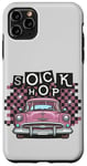 Coque pour iPhone 11 Pro Max Chaussette de voiture vintage Hop