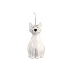 Wenko - Saturateur radiateur, humidificateur d'air en céramique, Chat, lot de 2, céramique, 10,5x21x5,5 cm, blanc - Blanc