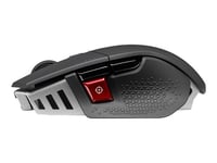 CORSAIR Gaming M65 RGB ULTRA WIRELESS - Souris - optique - 8 boutons - sans fil, filaire - Bluetooth, 2.4 GHz - récepteur sans fil USB