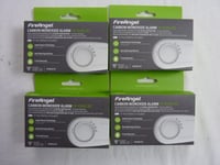 4 x FireAngel FA3820-EU Carbon Monoxide Alarm 10 Year life Expiry 03/2036