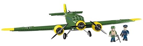 COBI- Junkers JU 52/3M Armée Blocs de Construction, 5710, Vert, Jaune