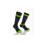 CARDIOSOX Iron Man Chaussettes de Compression Unisexe pour Adulte, Adulte Mixte, B079RG4RPH, Noir/Vert, 45-47/4L/38-46 cm