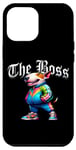 Coque pour iPhone 13 Pro Max Veste cool Bull Terrier Dog The Boss Cool pour chien, maman et papa