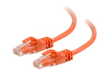 C2G Cat6 Booted Unshielded (UTP) Network Patch Cable - patchkabel - 50 cm - orange