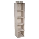 Bigso Box of Sweden Garderobsförvaring Hanging Closet Organizer closet organizer beige 6939S0201