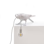 SELETTI LED-koristepöytälamppu Bird Lamp, leikkivä, valk.