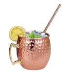 Rakskålar Muggar Moscow Mule Koppar Muggar - Set 4-h Handgjorda-rena Massiva Koppar Muggar 16 Oz Presentset