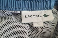 Lacoste Mens Navy Taffeta Swim-shorts Size UK XL 39" Waist