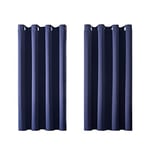 MRTREES Blackout Curtains Bedroom 54 Drop 2 Panels Royal Navy Blue Eyelet Thermal Curtain for Living Room Soft Texture Window Treatments for Kids 46x54 Inch 117x137 CM