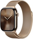 Apple Watch 10 42mm GPS+4G Titan Milanese Armband Gold/Gold