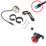 Cykellampa för elcykel Light5 EB1000, Bosch, 1000 lm, Framlampa + Light5 Blip -Baklampa (Performance CX Gen 4 Smart System BES3)