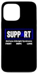 Coque pour iPhone 13 Pro Max Ruban bleu - Soutien de la sensibilisation au syndrome de McCune-Albright