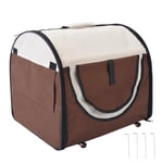 46cm Foldable Pet Carrier Bag, Soft Side Fabric Dog Crate