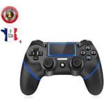 Manette, Contrôleur PC USB,Casque Audio De 3,5 mm, Bluetooth poignée antidérapante et indicateur LED-Bleu noir