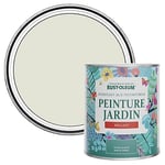 Rust-Oleum Peinture Beige Résistante à l'humidité pour Jardins, Finition Brillante - Ciment 750ml