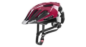 Casque vtt uvex quatro rouge noir