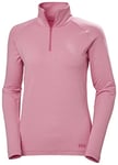 Helly Hansen W Verglas Fermeture Éclair 1/2 Pull, 064 Rose Cascadia, XL Femme