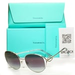 Tiffany & Co Silver Grey Fade Infinity Large Womens Sunglasses TF 3065 6001/3C