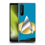 Head Case Designs Officially Licensed Star Trek Sciences Uniforms And Badges TNG Soft Gel Case Compatible With Sony Xperia 1 II 5G