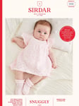 Sirdar Snuggly 3 Ply Baby Lovely Little Lacy Dress