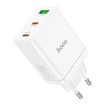 3-porttinen USB-Pd-laturi: Dual Type-c & USB-a Qc3.0 Fast Wall Adapter iPhonelle, Huaweille, Samsungille, Xiaomille, Oppolle