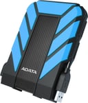 ADATA Dashdrive Durable HD710 Pro External Hard Disk Drive, USB 3.1 2TB, Blue