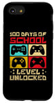 iPhone SE (2020) / 7 / 8 Level 100 Days Of School Unlocked Gamer Video Games Boys Case