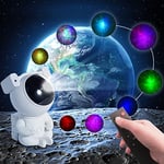 AGM Astronaut Galaxy Projector, Sky Projector Galaxy Nebula Star Night Light Projection Lamp, with Timer and Remote Control, for Room Decor Birthday Gift for Kids Adults