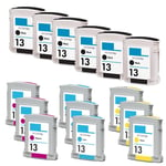 Kompatibel HP 13 combo pack 15 stk bläckpatron 315 ml