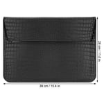 Laptop Sleeve 15.4in Magnetic Buckle Design 39x28x1cm Protective Waterproof UK