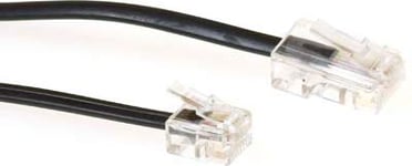 Intronics Modular Telephone Cable Câble réseau RJ45/RJ-11 Noir