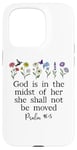 Coque pour iPhone 15 Pro God is in the Midst of Her She Will Not Be Moved Psalm 46:5