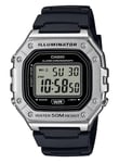 Casio Montre Digitale pour Hommes Noir/Stahlfarben W-218HM-7AVEF