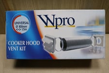 Wpro 100mm 4" 1.5m Cooker hood extractor fan vent kit Whirlpool Hotpoint