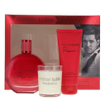 Michael Buble Passion 100ml Eau de Parfum, 100ml Body Lotion, Candle Gift Set