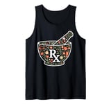 Pharmacy Technician Pharmacist Student Mortar and Pestle Tank Top