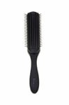 NEW Hair Brush For Curly Hair D3 All Black 7 Row Styling Brush For Blow Drying