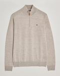 Morris John Merino Half Zip Khaki