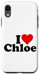 iPhone XR I HEART LOVE CHLOE Case