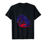 Dark hellhound with red accents - Barghest T-Shirt