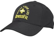 Reebok Mens CrossFit Guard Your Life Black 6 Panels Baseball Cap One Size Mens