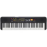 Yamaha Keyboard PSR-F52 LCD C2 to C7 Black Set