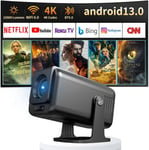 Videoprojecteur ¿Android Tv & Auto Keystone¿ 500 Ansi Portable Film Projecteur Avec Wifi6, Natif 1080P Full Hd Projecteur Home Cinema Compatible Pour Ordinateur Portable, Pc, Smartphone